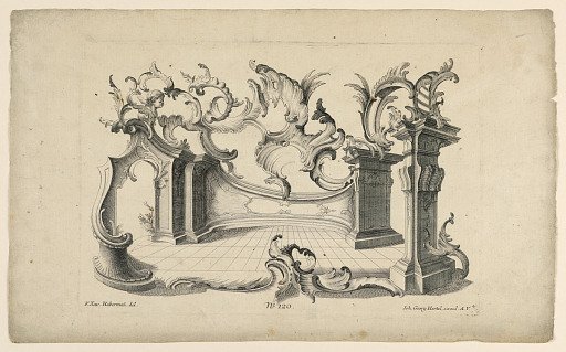 Rocaille Motifs and Dados, from Set No. 120