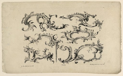 Rocaille Motifs, from Set No. 169