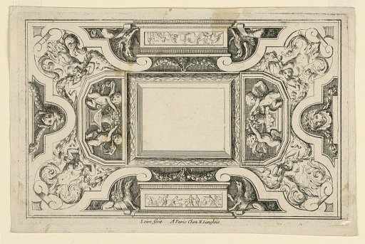 Design for the Decoration of a Ceiling, No. 9 from "Plafons a la Moderne"