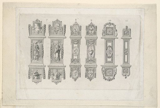 Design for Six Metal Book Clasps