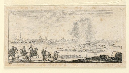 Plate 11, from "Desseins de Queleques Conduites de Troupes, Canons, et Ataques de Villes"