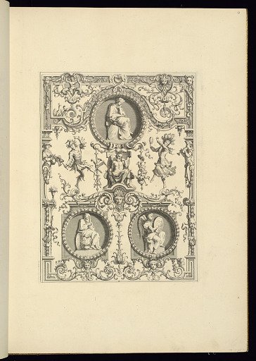 Panel Design of Grotesque Ornamentation