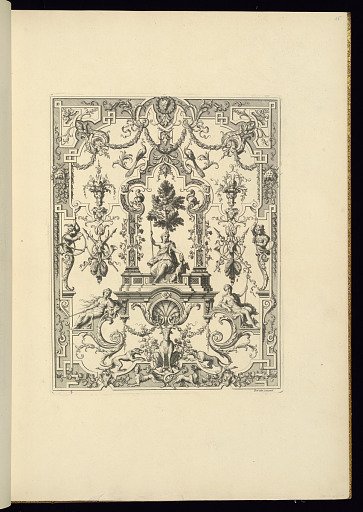 Panel Design of Grotesque Ornamentation