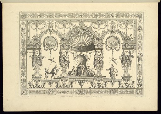 Panel Design of Grotesque Ornamentation