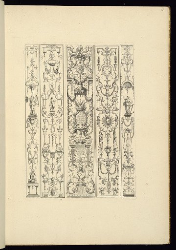 Panel Designs of Grotesque Ornamentation
