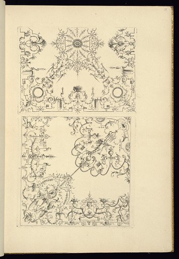 Panel Designs of Grotesque Ornamentation
