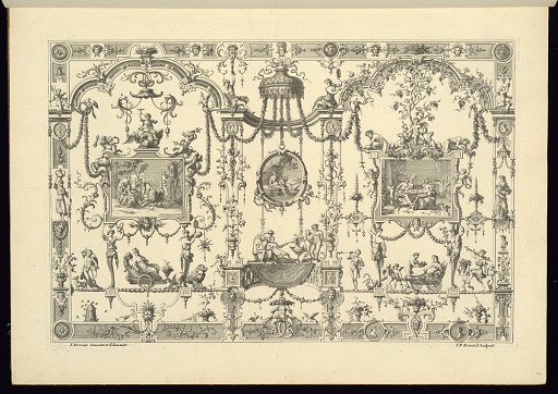 Panel Design of Grotesque Ornamentation