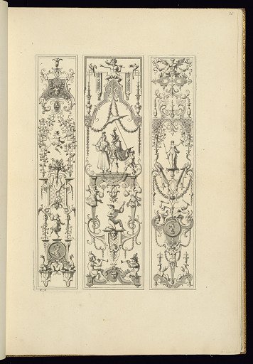 Panel Designs of Grotesque Ornamentation