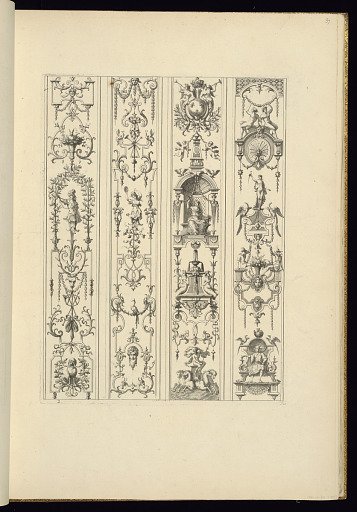 Panel Designs of Grotesque Ornamentation
