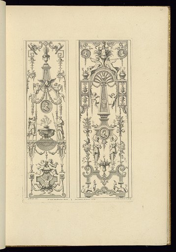 Panel Designs of Grotesque Ornamentation