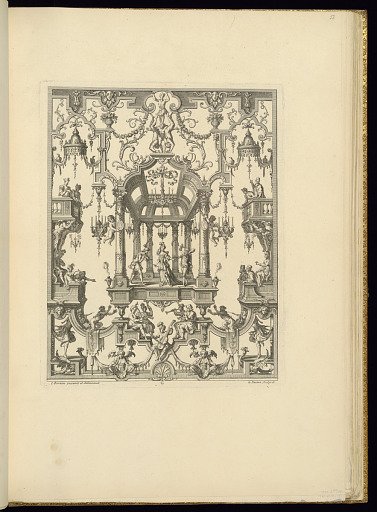 Panel Design of Grotesque Ornamentation