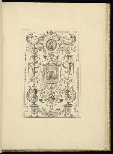Panel Design of Grotesque Ornamentation