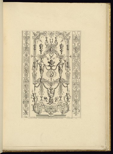 Panel Design of Grotesque Ornamentation