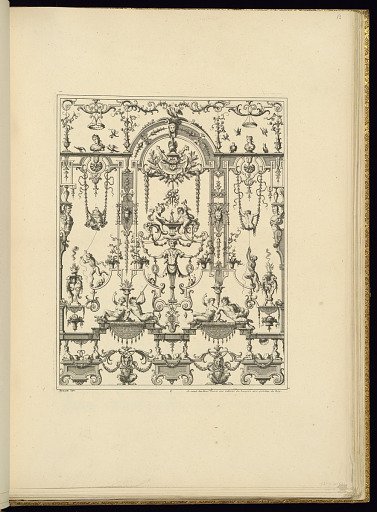 Panel Design of Grotesque Ornamentation