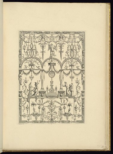 Panel Design of Grotesque Ornamentation