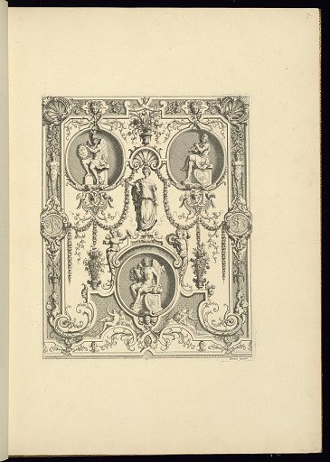 Panel Design of Grotesque Ornamentation