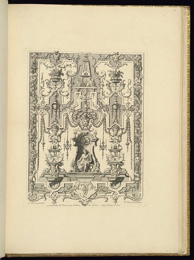 Panel Design of Grotesque Ornamentation