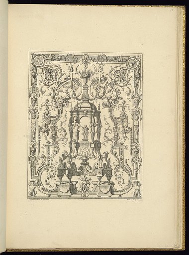 Panel Design of Grotesque Ornamentation