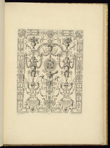 Panel Design of Grotesque Ornamentation