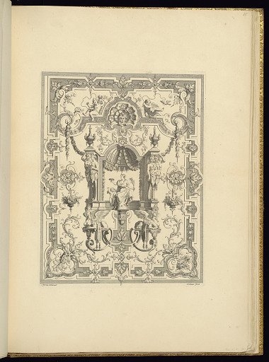 Panel Design of Grotesque Ornamentation