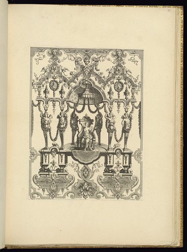 Panel Design of Grotesque Ornamentation