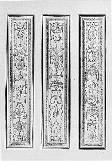 Three Arabesque Panel Designs
