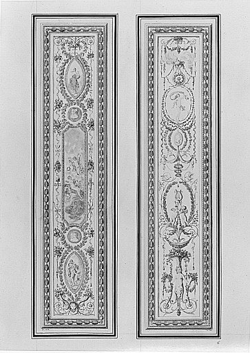 Two Arabesque Panel Designs