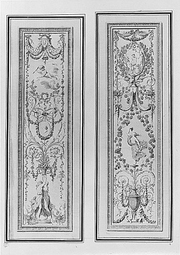 Two Arabesque Panel Designs