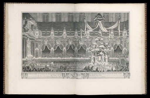 Pompe funèbre de Philipe de France Roy d’Espagne et des Indes, V. du nom, en l’église de Notre Dame de Paris, le XV décembre M.D.CCXLVI