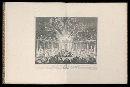 Dessein de l’illumination et du feu d’artifice donné à Monseigneur le Dauphin à Meudon le 3e septembre 1735