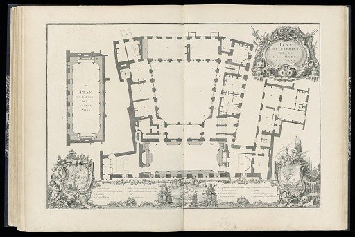 Plan of the Balconies and Ground Floor of the Hôtel de Ville