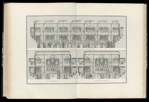 Elevation and Decoration of the Grand Ballroom