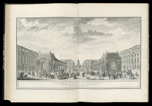 VUE-PERSPECTIVE DE LA PLACE DE LOUIS LE GRAND