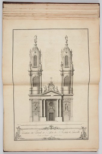 Elévation du Portail de l'Eglise de St. Remy de Luneville