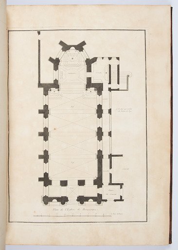 Plan de l'Eglise de Bonsecours