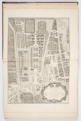 Plan du Château et Jardin Royal de Luneville.