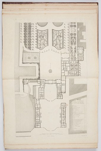 Plan du Rez-de-Chaussée du Château de Luneville