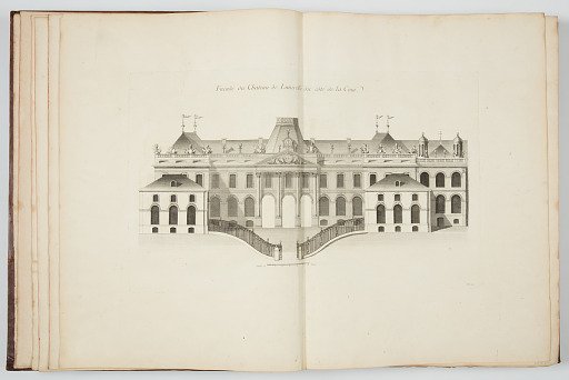 Façade du Château de Lunéville du côté de la Cour.
