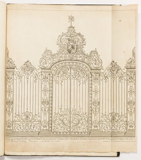 Grillage pose a la Chapelle de Monseigr le Cardinal de Lorraine fondateur de l’Insigne Eglise Primatiale de Lorraine; et un pareil à celle de Mr de Bouzey Grand Doyen de la même Eglise Primatiale de Nancy.