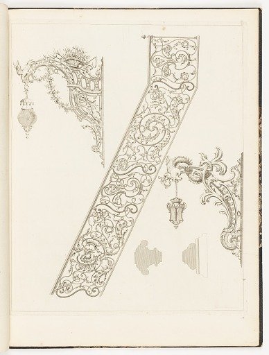Three Designs for Decorative Ironwork
