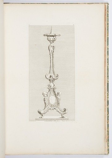Chandelier d'Eglise (Church Chandelier), plate 81, from Oeuvres de Juste-Aurèle Meissonnier (Works by Juste-Aurèle Meissonnier)