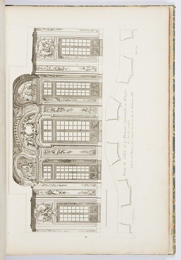 Projet du Sallon de la Princesse Sartorinski en Pologne (Project for the Salon of the Princess Czartoryski in Poland), plate 84, from Oeuvres de Juste-Aurèle Meissonnier (Works by Juste-Aurèle Meissonnier)