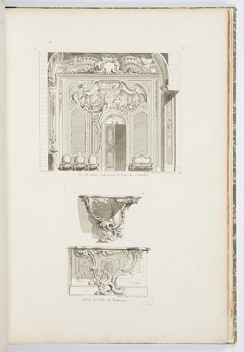 Vuë du même Sallon par le bout des Sophites (View of the Same Salon), plate 86, in Oeuvres de Juste-Aurèle Meissonnier (Works by Juste-Aurèle Meissonnier)