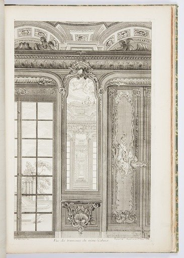 Vue des trumeaux du même Cabinet; Vue des trumeaux du même Cabinet, 3rd Plate