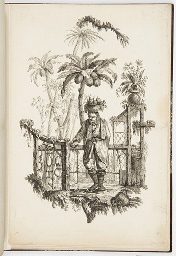 A Man with a Basket of Vegetables