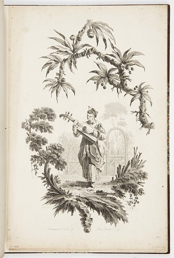 Woman Playing a Mandolin