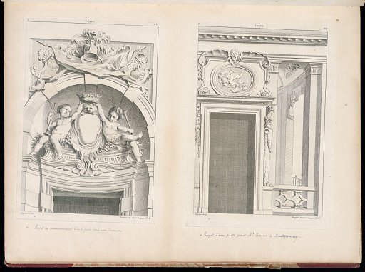 Overdoor Design Set Within a Vault