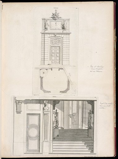 Plan and Elevation of a Doorway