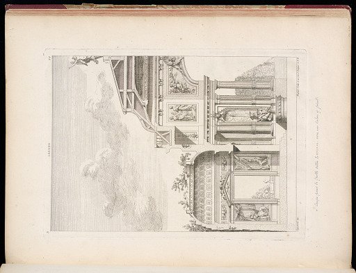 Cross Section of a Grotto and Salon