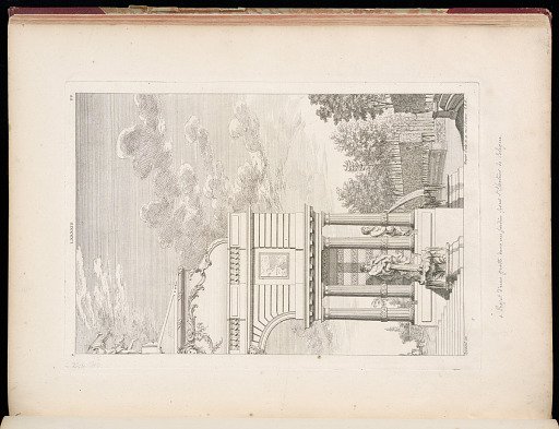 Building Façade Set in a Garden
